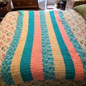 Hand Crochet Blanket 52×40